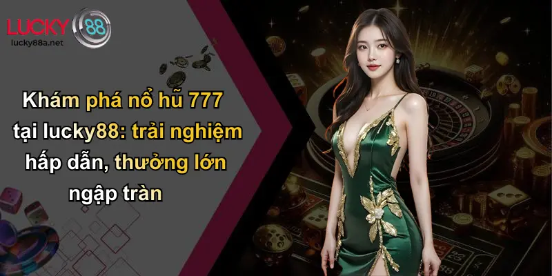 Khám phá nổ hũ 777 tại lucky88: trải nghiệm hấp dẫn, thưởng lớn ngập tràn